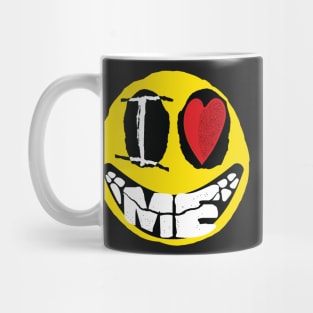 Obnoxious I Love Me Face Yellow Mug